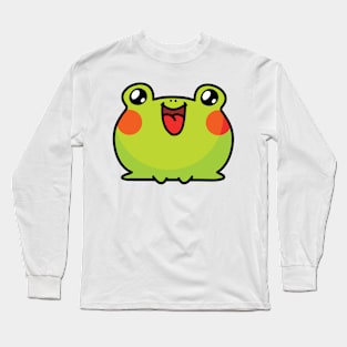 Happy frog friend Long Sleeve T-Shirt